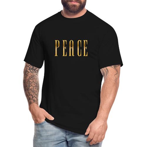 Peace in Gold - Men's Tall T-Shirt