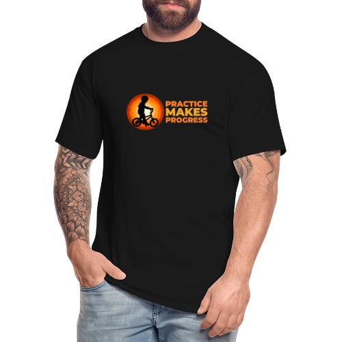 Practice makes progress - Men's Tall T-Shirt