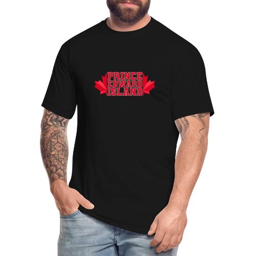 Prince Edward Island with maple leaf - Men's Tall T-Shirt