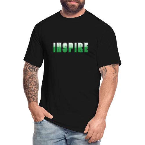 Inspire Word Art Design - Men's Tall T-Shirt