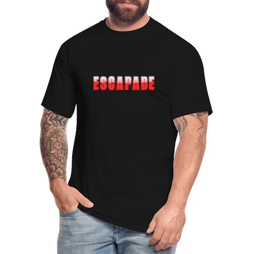 ESCAPADE Bold Typography Graphic Design - Men's Tall T-Shirt
