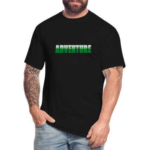 Adventure Typography Design for Apparel - Men's Tall T-Shirt