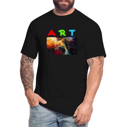 Waves of Art - Men's Tall T-Shirt