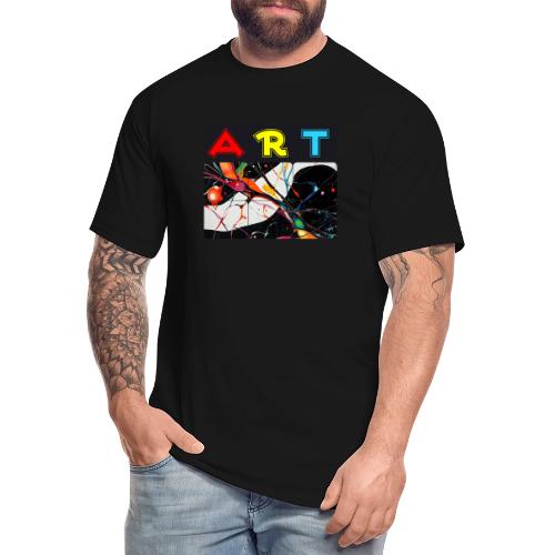 Art in Motion: Color Unleashed - Men's Tall T-Shirt