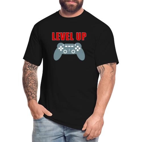 Level Up Gamer Controller Apparel - Men's Tall T-Shirt
