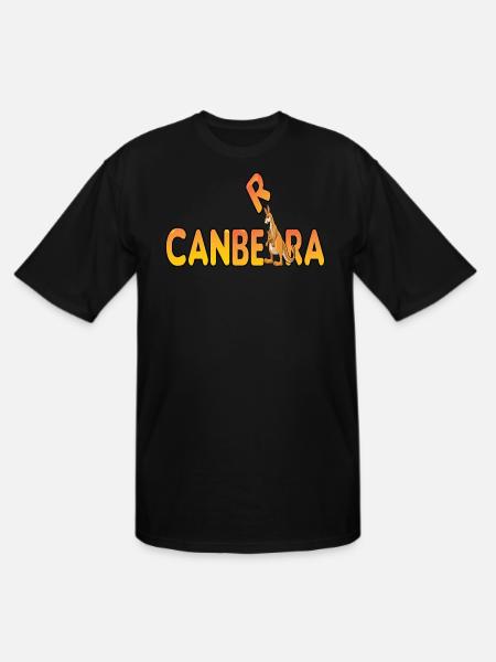 Canberra australian kangaroo city - Men's Tall T-Shirt - black