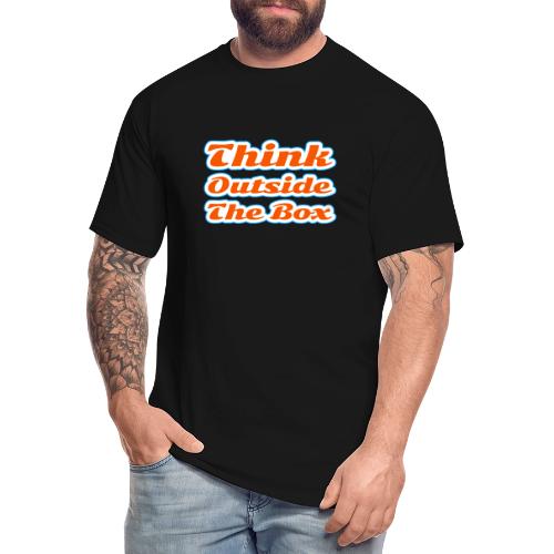 Think Outside the Box — Creative Mindset Script - Men's Tall T-Shirt
