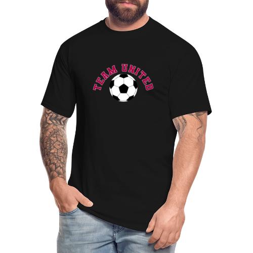 Team United Soccer Ball Sports Design - Men's Tall T-Shirt