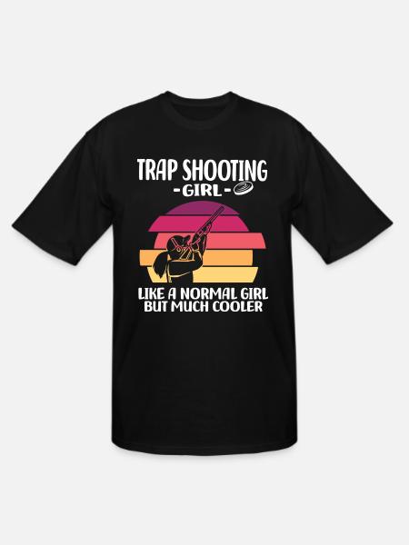 Trap shooting - Men's Tall T-Shirt - black