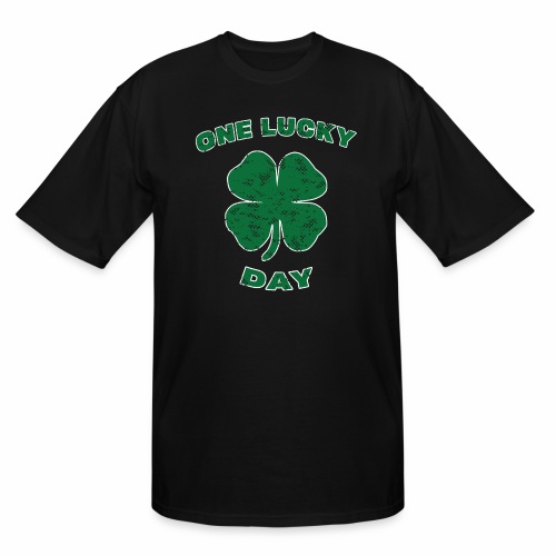 Lucky Day St Patrick Kids Green Clover Irish Gift. - Men's Tall T-Shirt