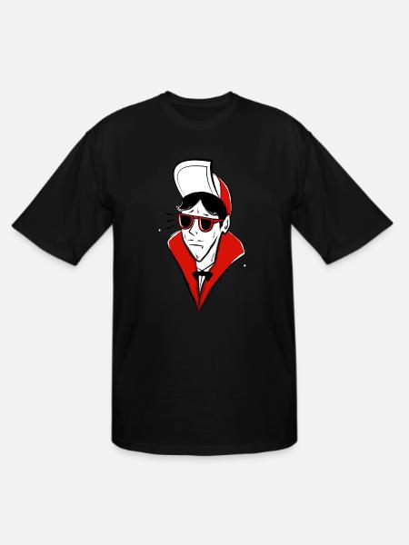 Count Drac - Men's Tall T-Shirt - black