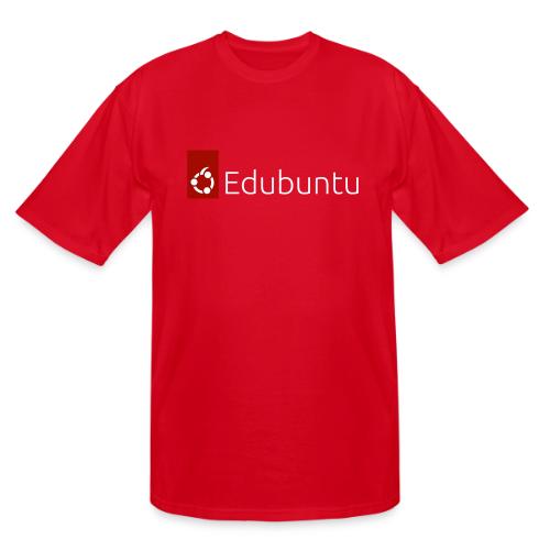 Edubuntu Logo 2023 - White - Men's Tall T-Shirt