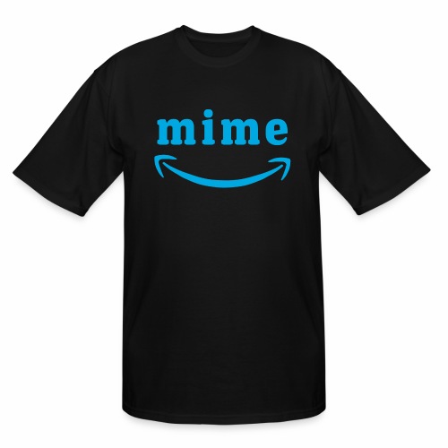 Funny Mime Introvert Social Distance - Men's Tall T-Shirt