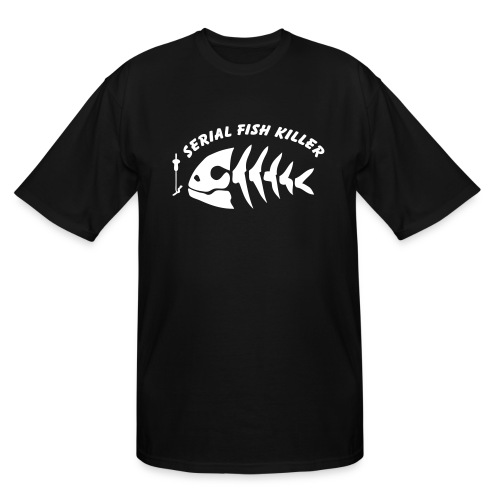 serial fish killer fish fisherman fishing - Men's Tall T-Shirt