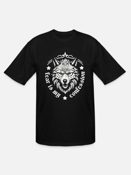 Fear - Men's Tall T-Shirt - black