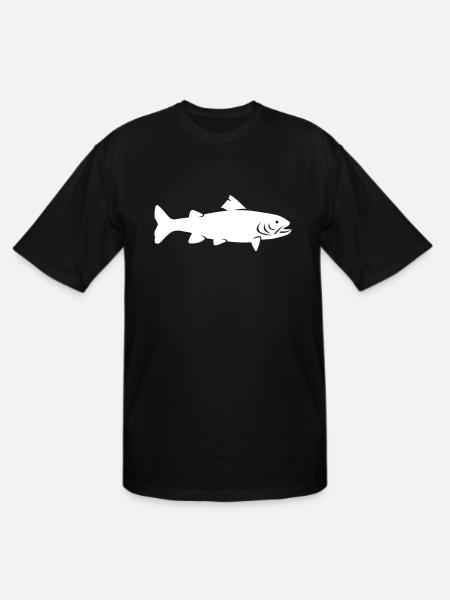 Trout - Men's Tall T-Shirt - black