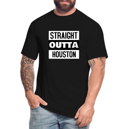STRAIGHT OUTTA HOUSTON BLACK - Men's Tall T-Shirt