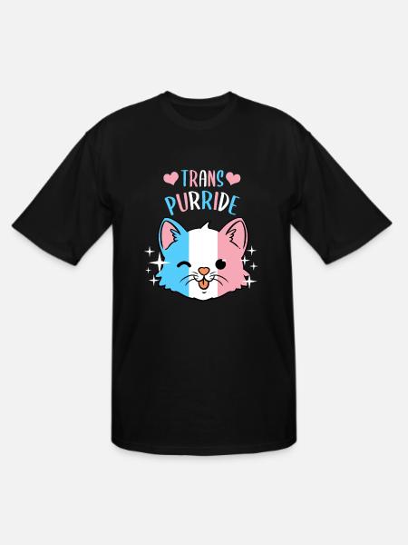 Trans Purride Trans Pride - Men's Tall T-Shirt - black