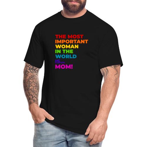 Mom: The Most Important Woman in the World - Men's Tall T-Shirt