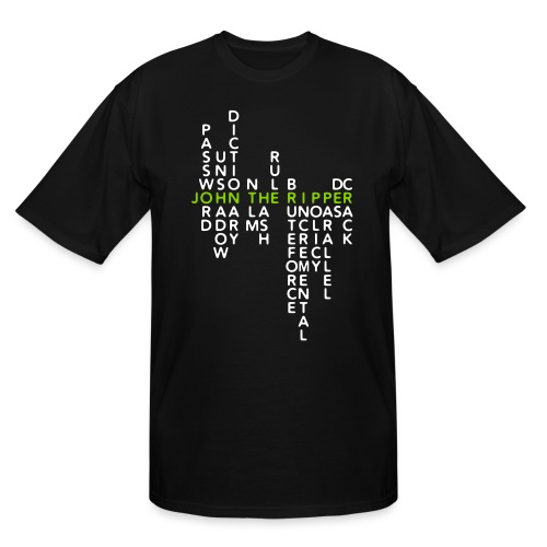 John The Ripper Crossword (II) - Men's Tall T-Shirt