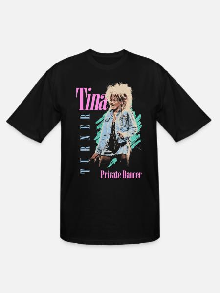 Tina Turner Private Dancer Design - Men's Tall T-Shirt - black