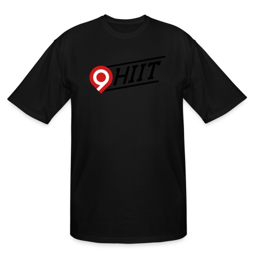 CrossFit9 9HIIT Classic (Black) - Men's Tall T-Shirt