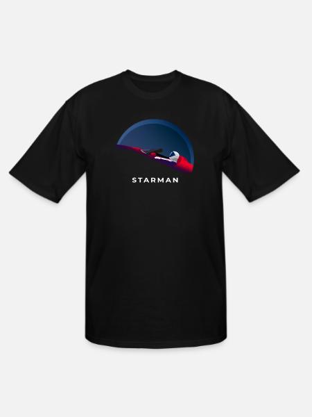 SpaceX Tesla Starman - Men's Tall T-Shirt - black