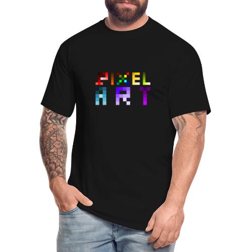 Pixel Art Spectrum - Men's Tall T-Shirt