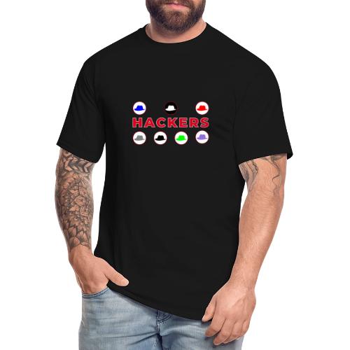 The Spectrum of Hackers - Men's Tall T-Shirt