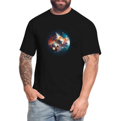 Planets in Acrylic Dreams - Men's Tall T-Shirt
