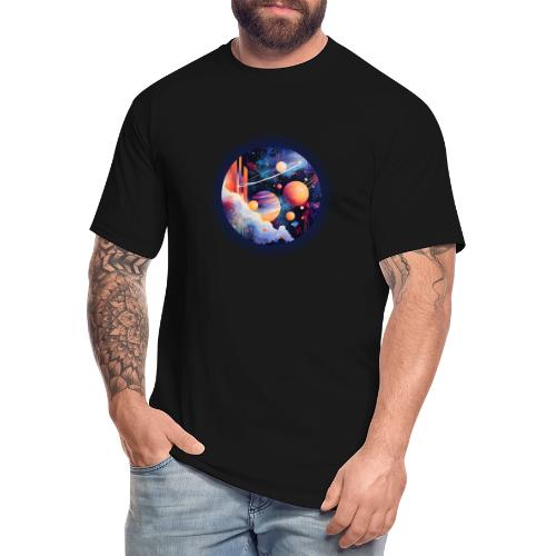 Floating Planetscape - Men's Tall T-Shirt