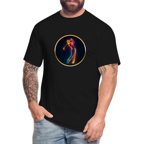 Neon Golf Motion - Men's Tall T-Shirt