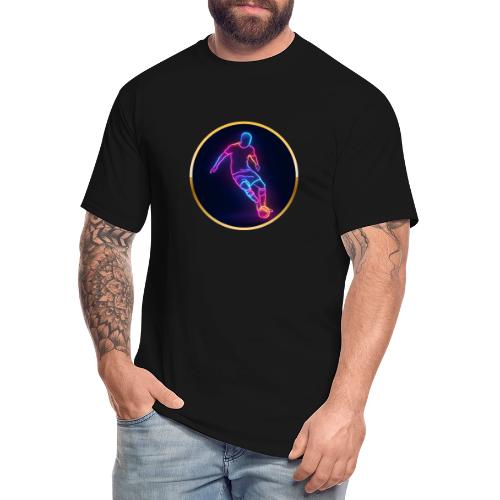 Soccer: Neon Golden Goal - Men's Tall T-Shirt