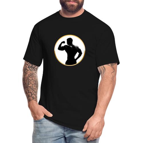 Bodybuilder: Classic Flex Emblem - Men's Tall T-Shirt