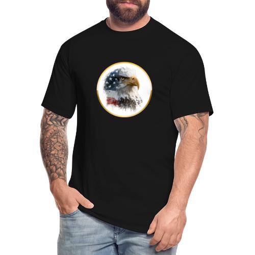 USA: Patriot Wing Emblem - Men's Tall T-Shirt