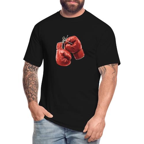 Boxing: Hanging Gloves Icon - Men's Tall T-Shirt