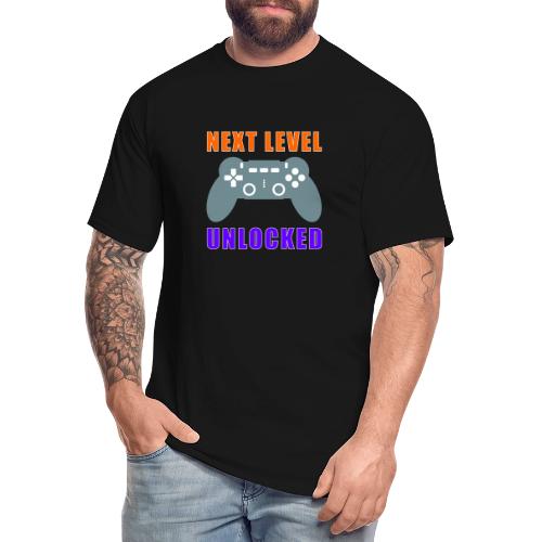 Next Level Unlocked Gamer Design - Men's Tall T-Shirt