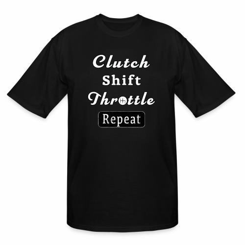 Clutch Shift Throttle Muscle Car Race Mechanic Men - Men's Tall T-Shirt