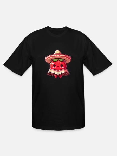 Mexican strawberry - Men's Tall T-Shirt - black