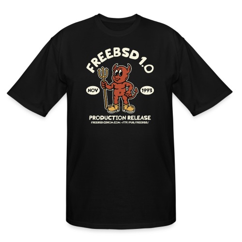 Retro FreeBSD - Men's Tall T-Shirt