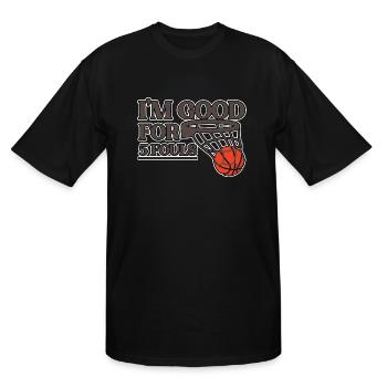 I'm Good For 5 Fouls 2 - Men's Tall T-Shirt - black - Front - Brady (186cm)