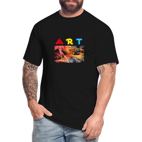 Chaotic Threads of Art - Men's Tall T-Shirt