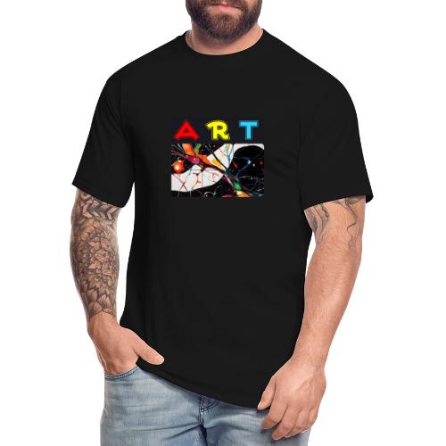 Art in Motion: Color Unleashed - Men's Tall T-Shirt