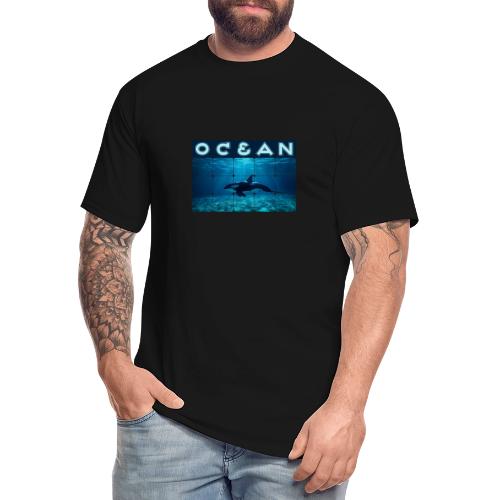 Ocean: Orca in Motion - Men's Tall T-Shirt