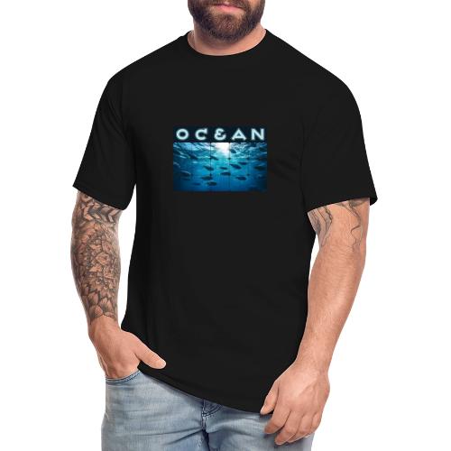 Ocean: Silver Tide - Men's Tall T-Shirt