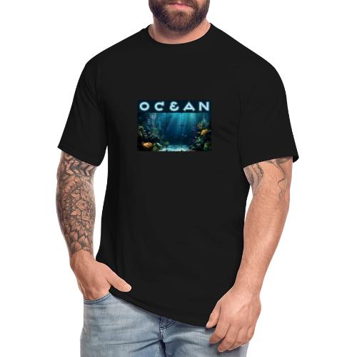Ocean: Rainbow Reef Life - Men's Tall T-Shirt