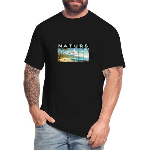 Nature: Sun-Kissed Shore - Men's Tall T-Shirt