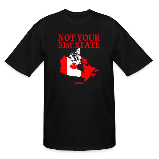 Canada Is Not Your 51st State - Canada Map Flag