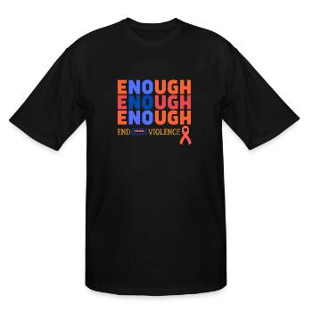 Enough End gun Violence - Men's Tall T-Shirt - black - Front - Brady (186cm)