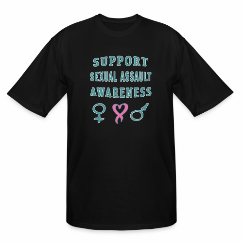 Support Sexual Assault Awareness Prevention Month - Men's Tall T-Shirt